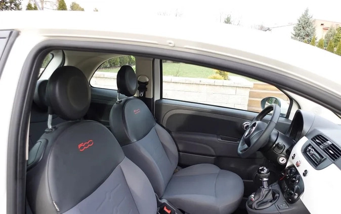 Fiat 500 cena 21900 przebieg: 133000, rok produkcji 2010 z Osieczna małe 92